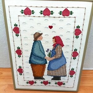 Sweethearts Cross Stitch CHART-Barbara Bourgeau-Richards- Stitches